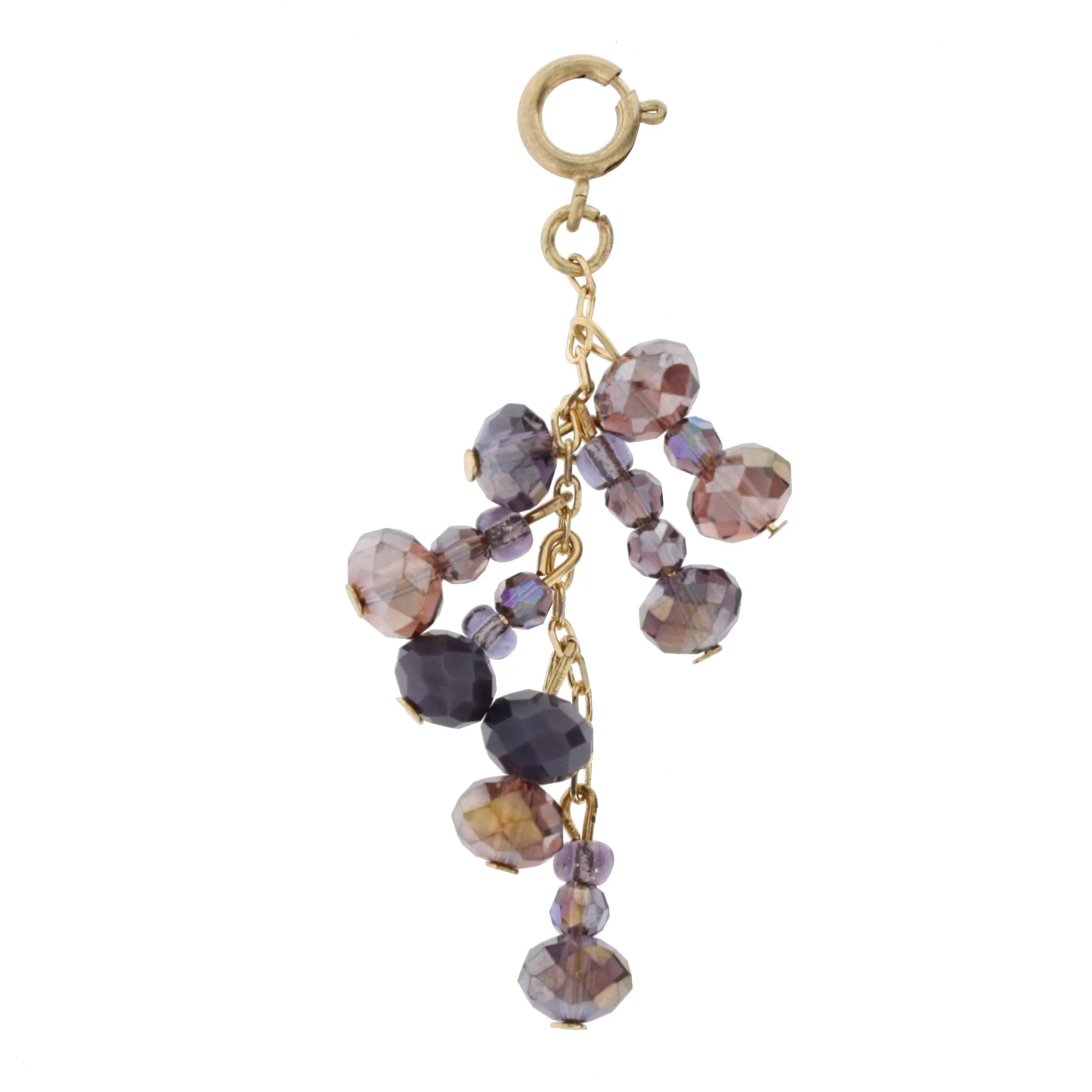 Antique Gold and Purple Dangle Charm sold by Charming Charlie