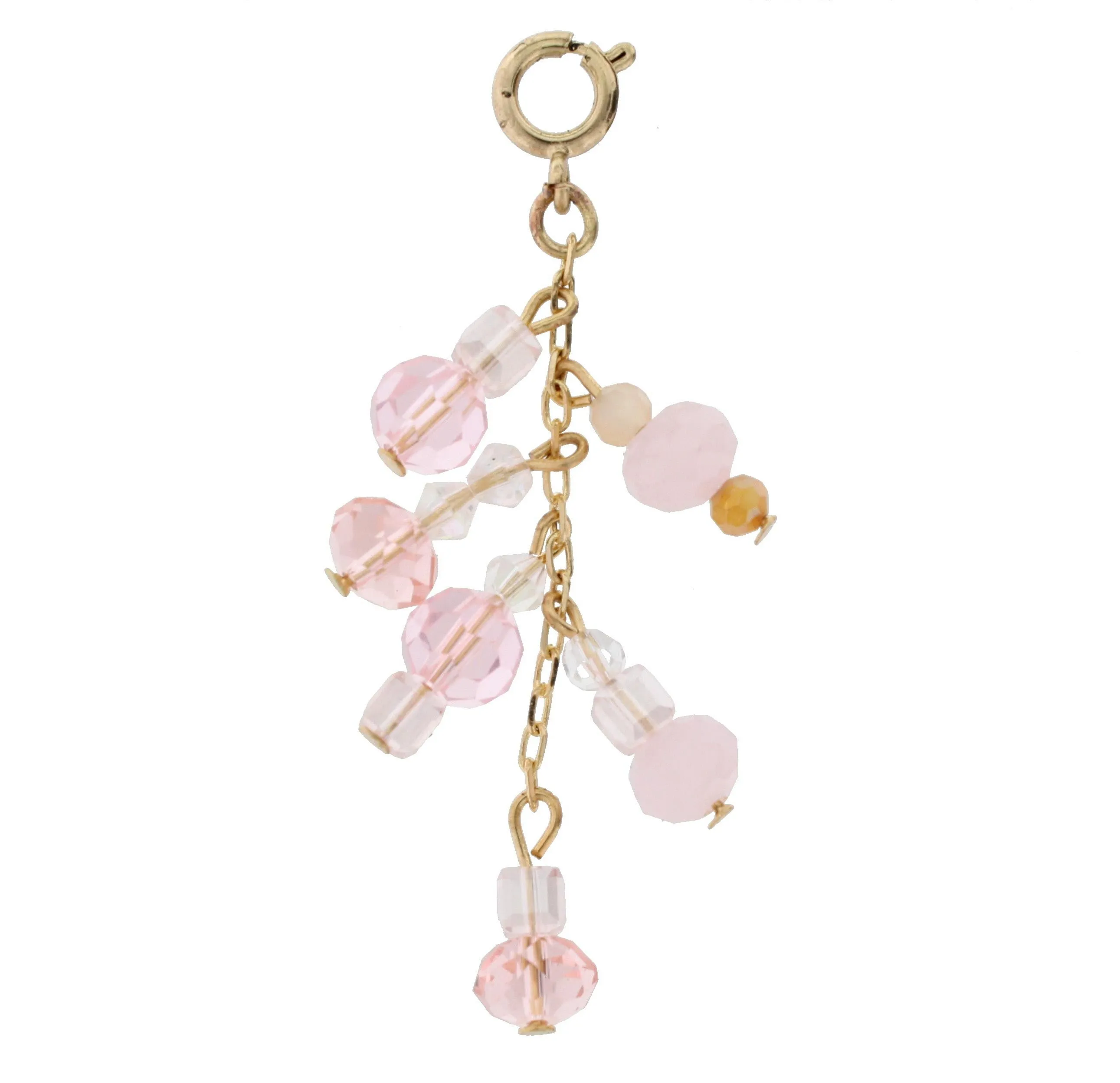 Antique Gold and Pink Dangle Charm sold by Charming Charlie
