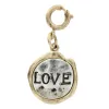 2-Tone "Love" Charm sold by Charming Charlie