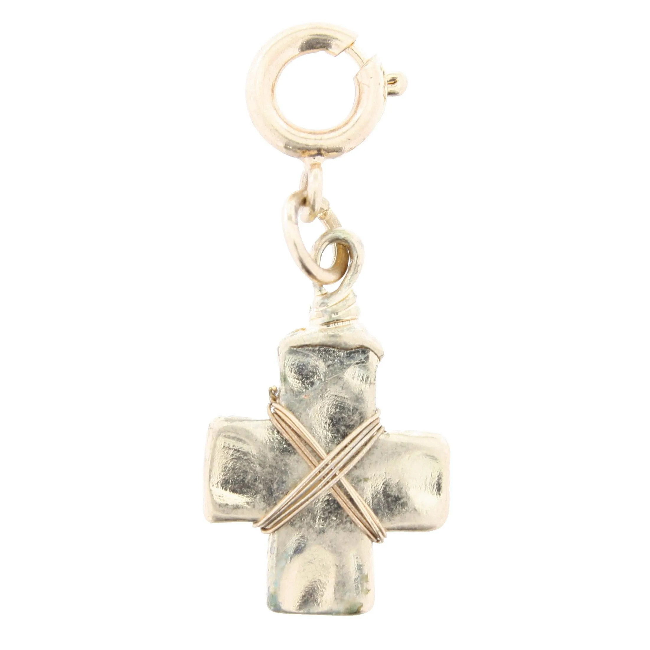 Simple Gold Wire Wrapped Cross sold by Charming Charlie