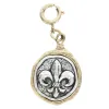 2-Tone Fleur De Lis Charm sold by Charming Charlie