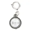 Silver Rope Pearl Cabochen Charm sold by Charming Charlie