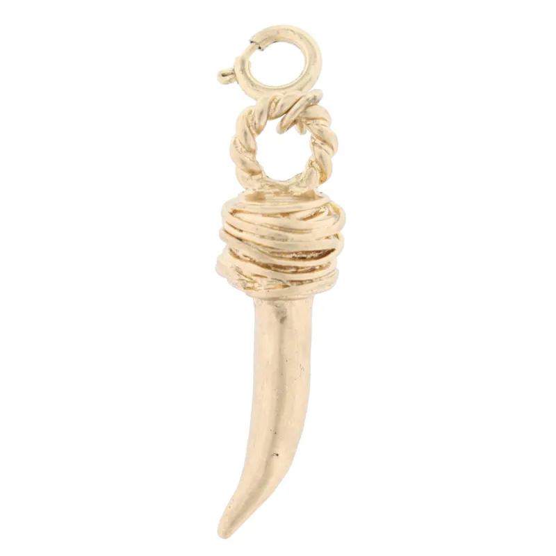 Faux Wire Wrapped Gold Tusk Charm sold by Charming Charlie