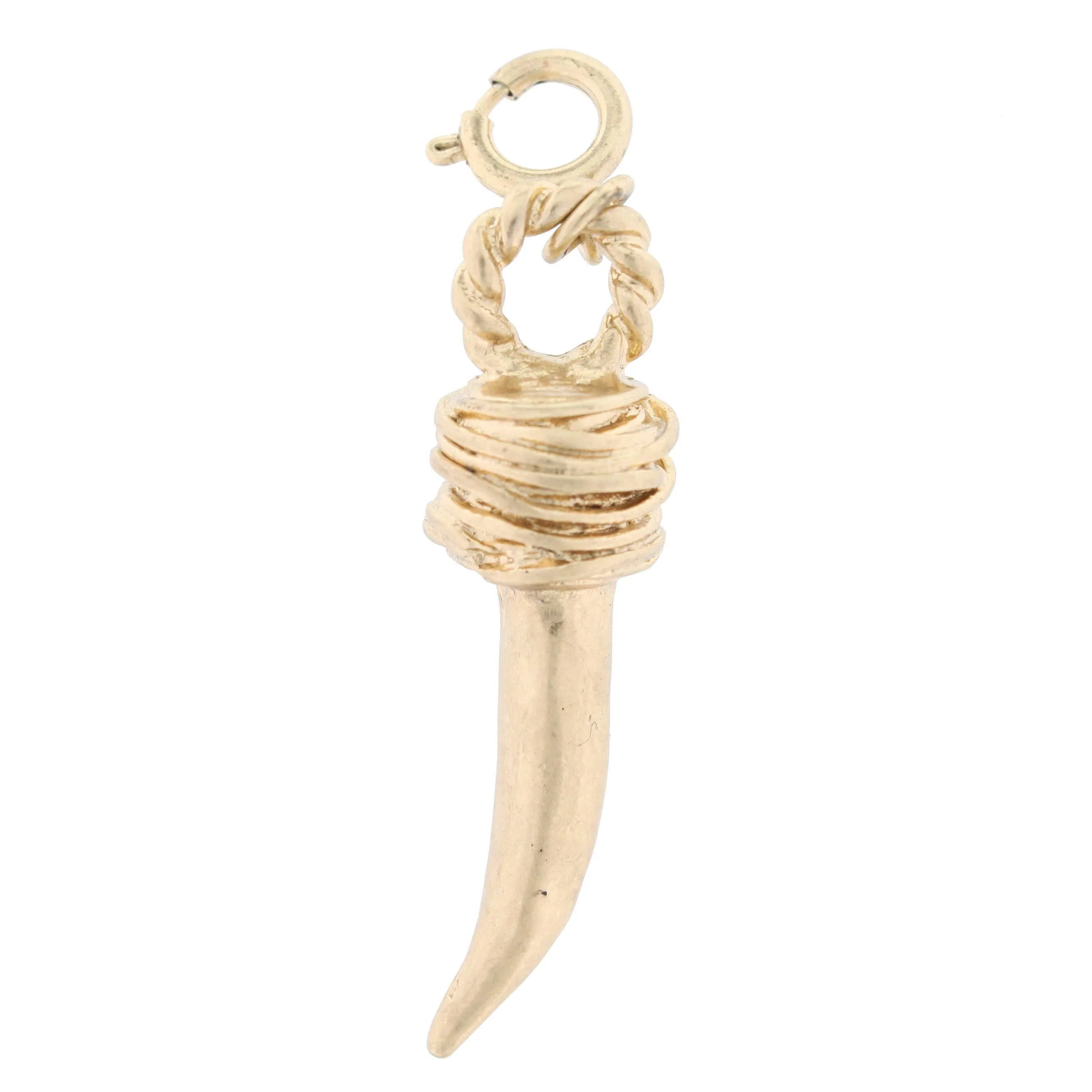Faux Wire Wrapped Gold Tusk Charm sold by Charming Charlie