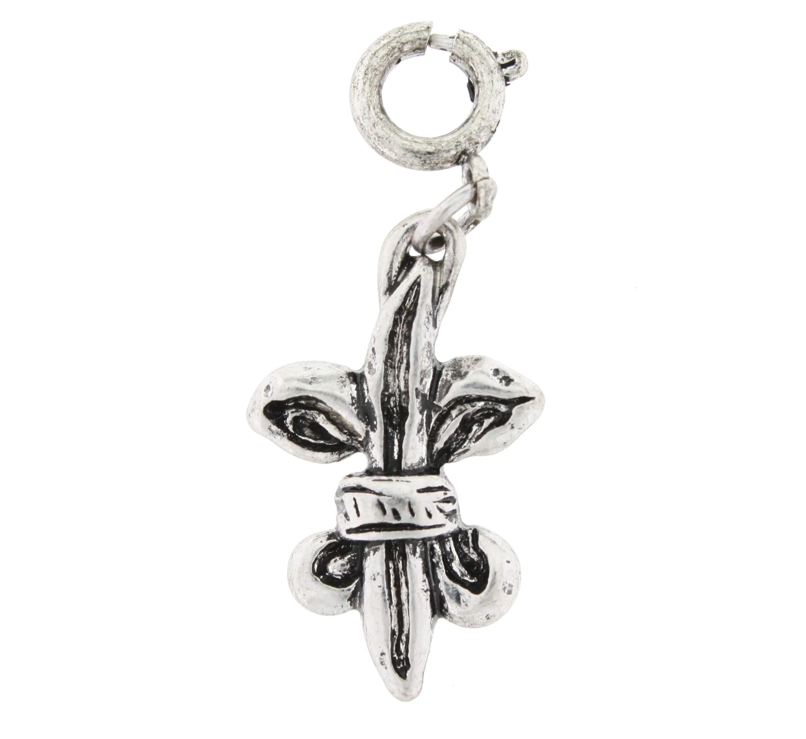 Silver Leaning Fleur De Lis sold by Charming Charlie