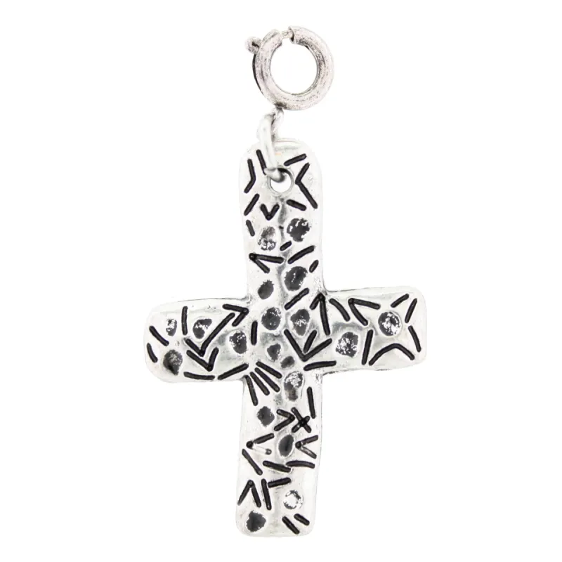 Silver Cross Charm sold by Charming Charlie