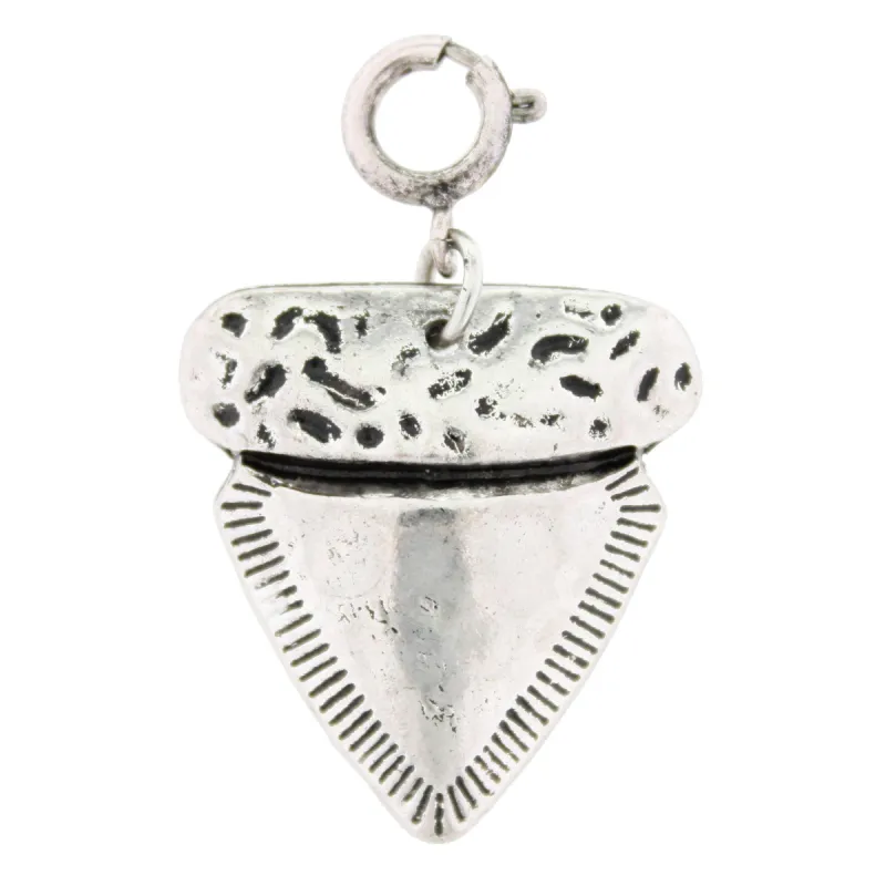 Silver Shark Tooth Charm sold by Charming Charlie