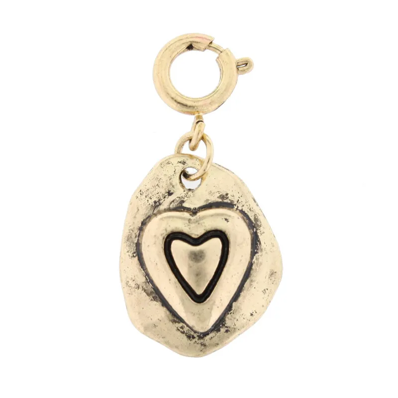 Gold Heart Charm sold by Charming Charlie