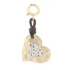 Silver Heart On Gold Heart with Leather Connector Charm sold by Charming Charlie