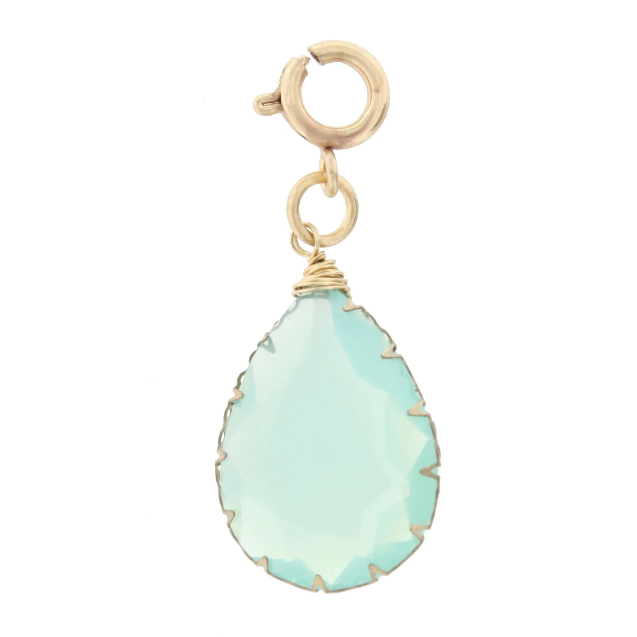 Faceted Green Stone Charm sold by Charming Charlie