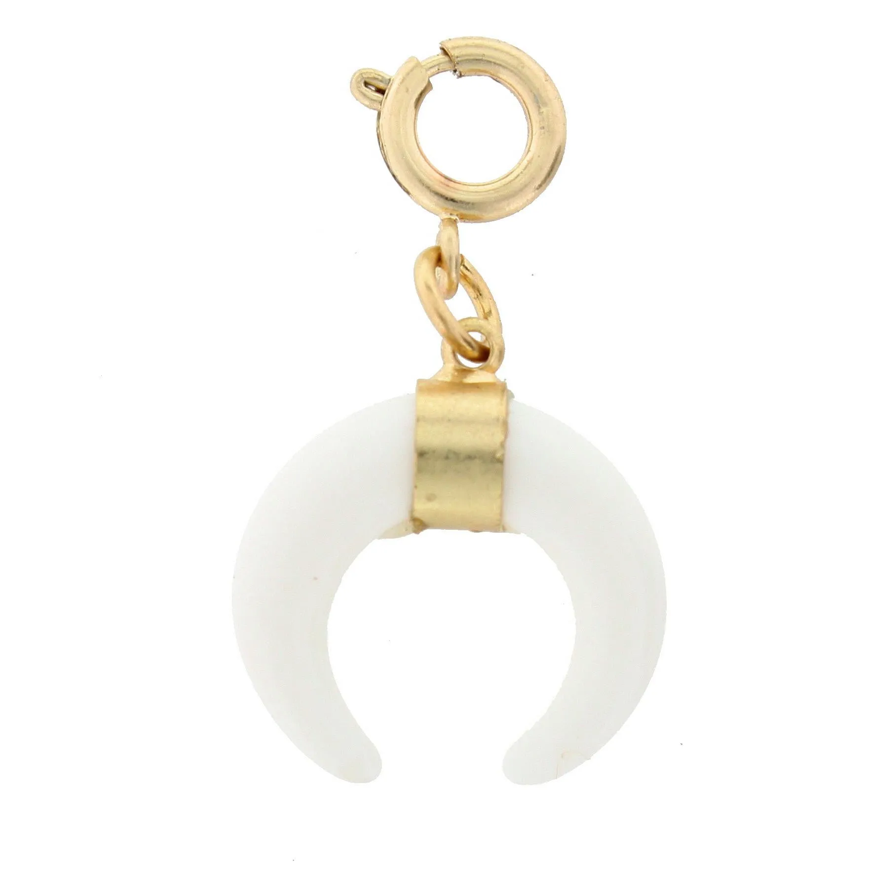 White Double Horn Charm sold by Charming Charlie