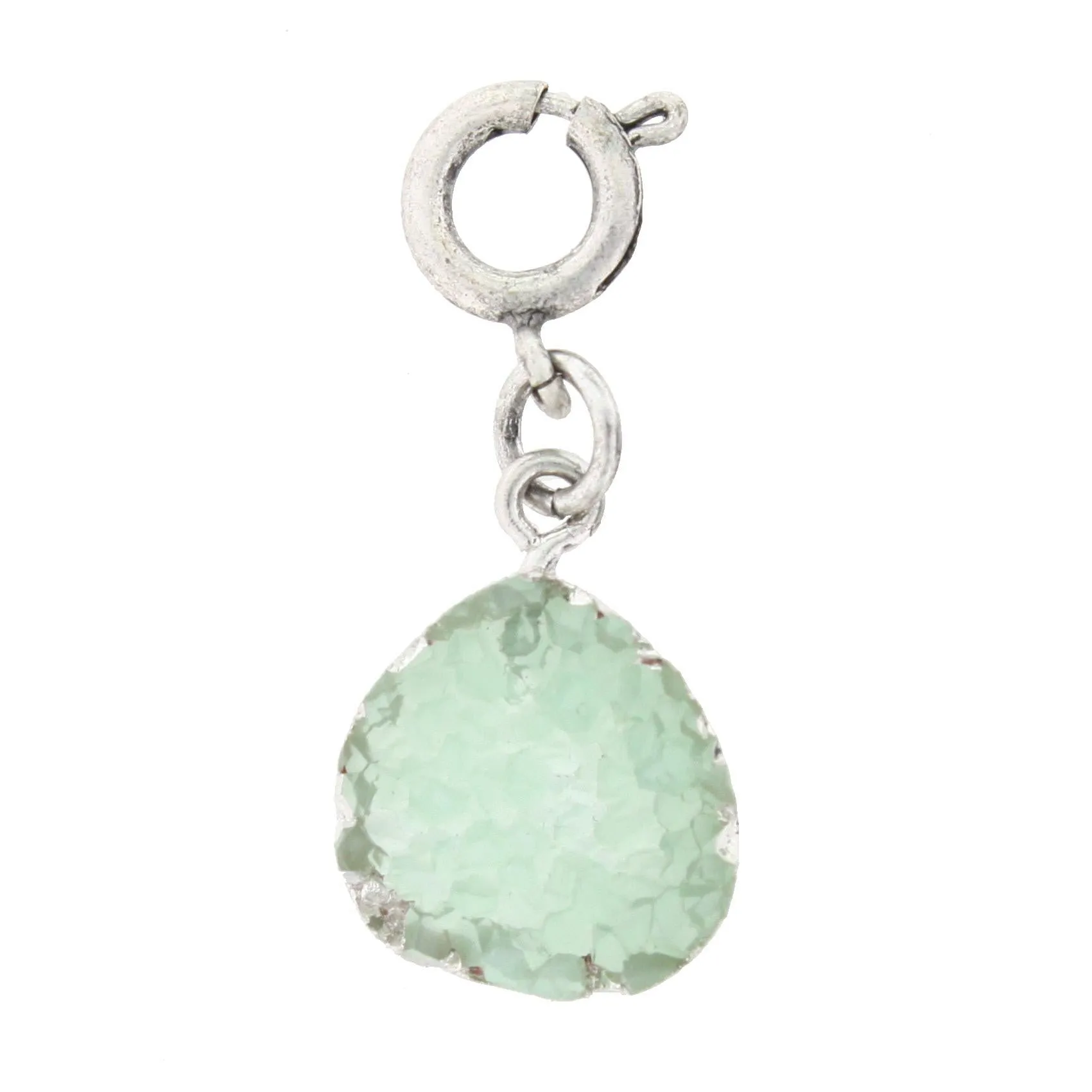 Green Druzy Charm sold by Charming Charlie