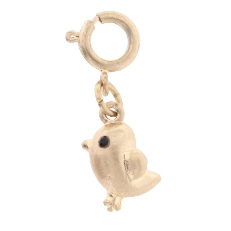 3D Antique Gold "If You're A Bird, I'm A Bird" Charm sold by Charming Charlie