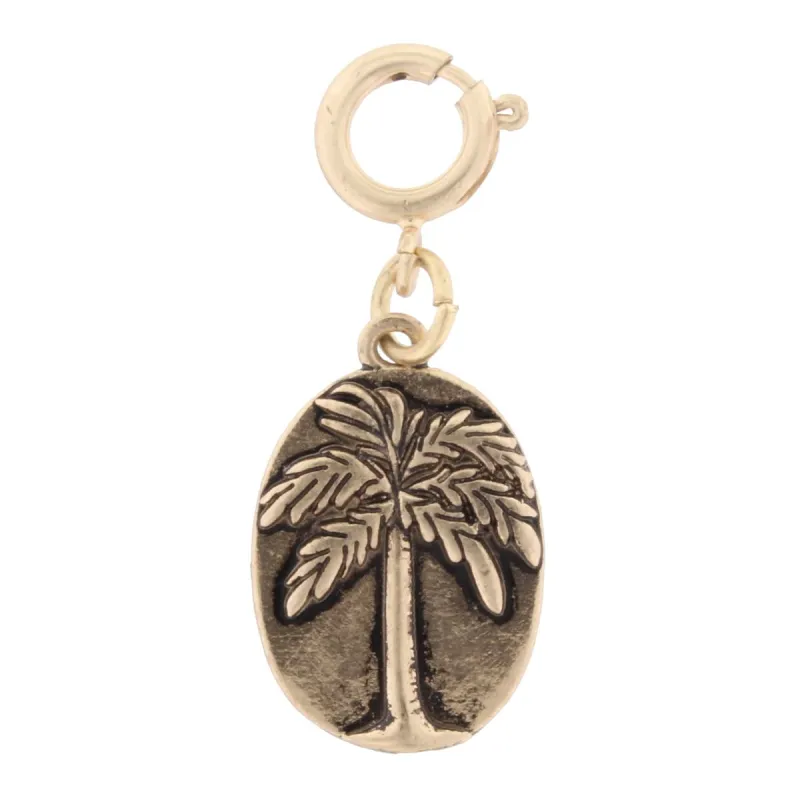 Gold Tropic Daze Palm Tree Charm sold by Charming Charlie