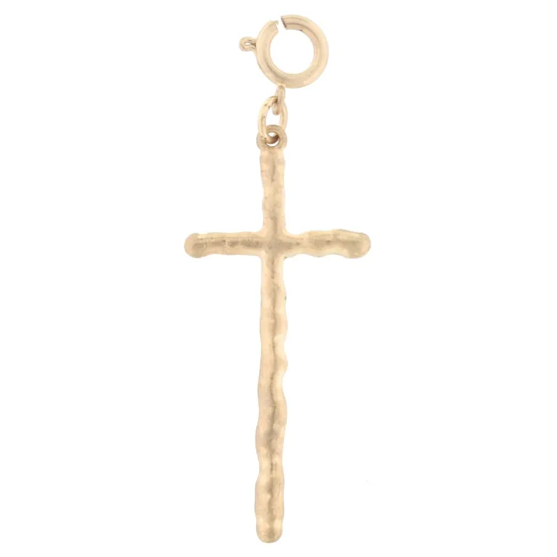 Gold Cross Charm sold by Charming Charlie