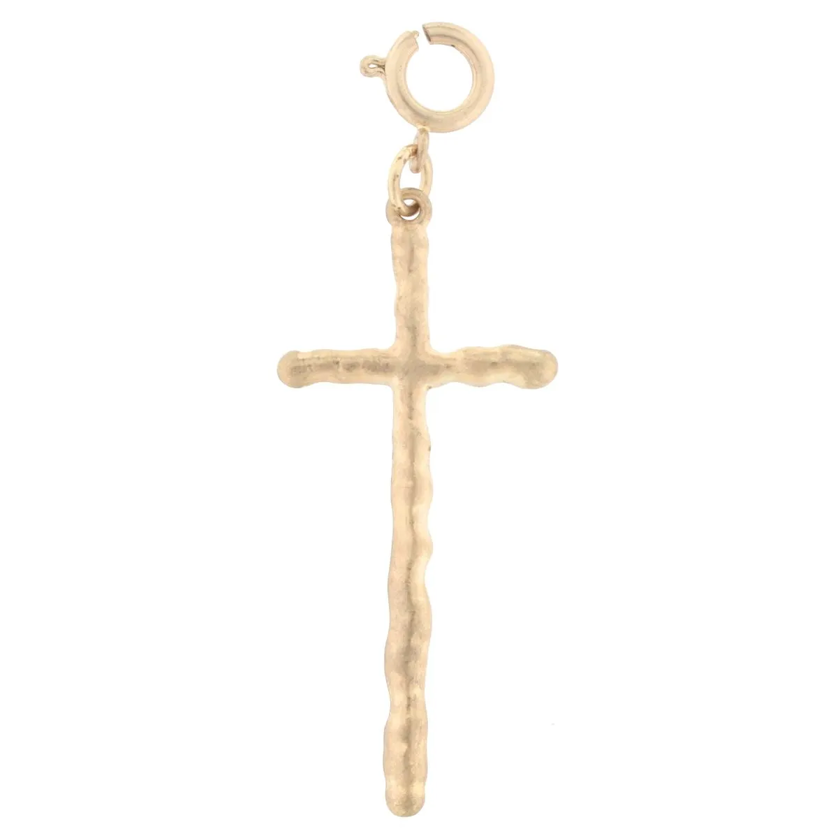 Gold Cross Charm sold by Charming Charlie