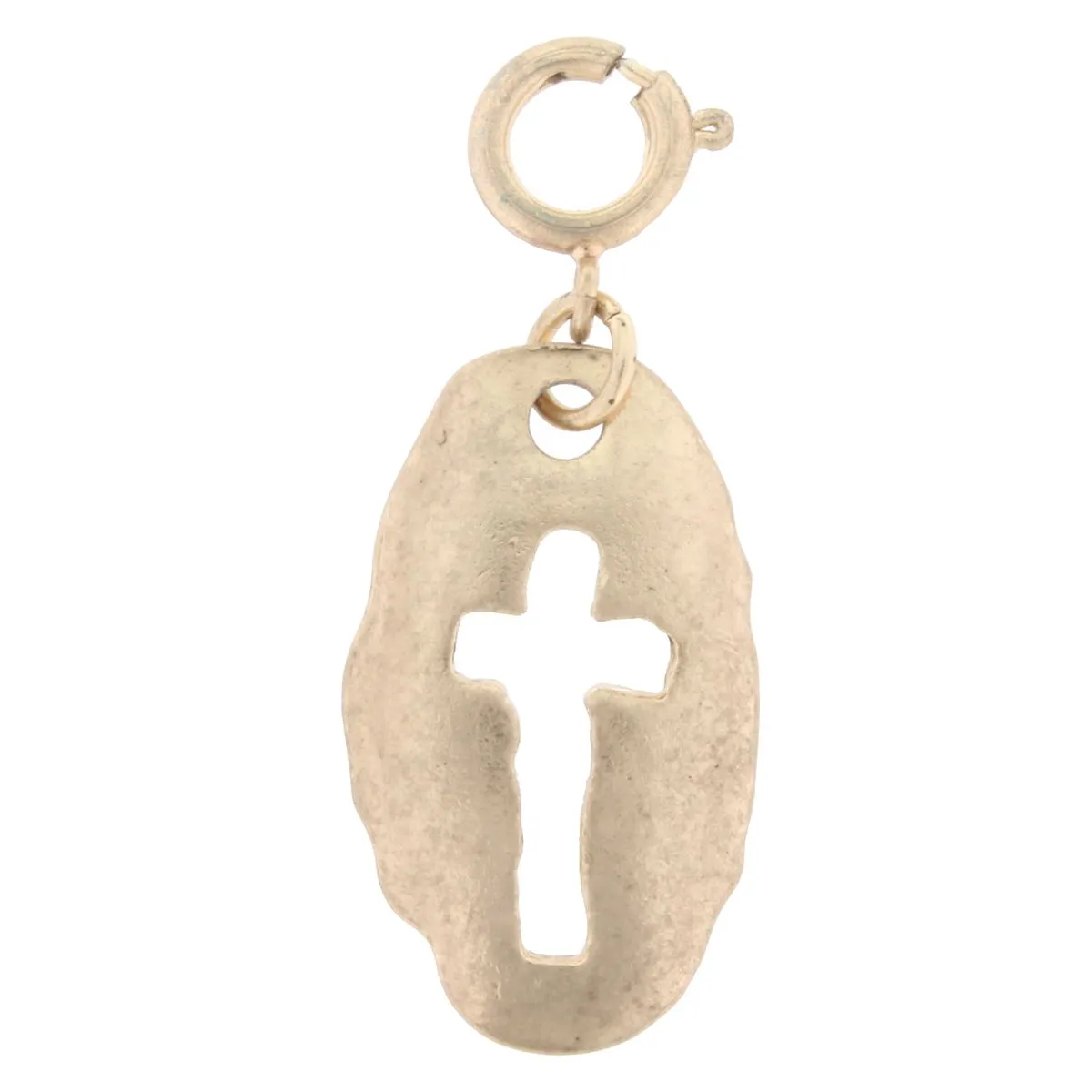 Gold Cutout Cross Charm sold by Charming Charlie