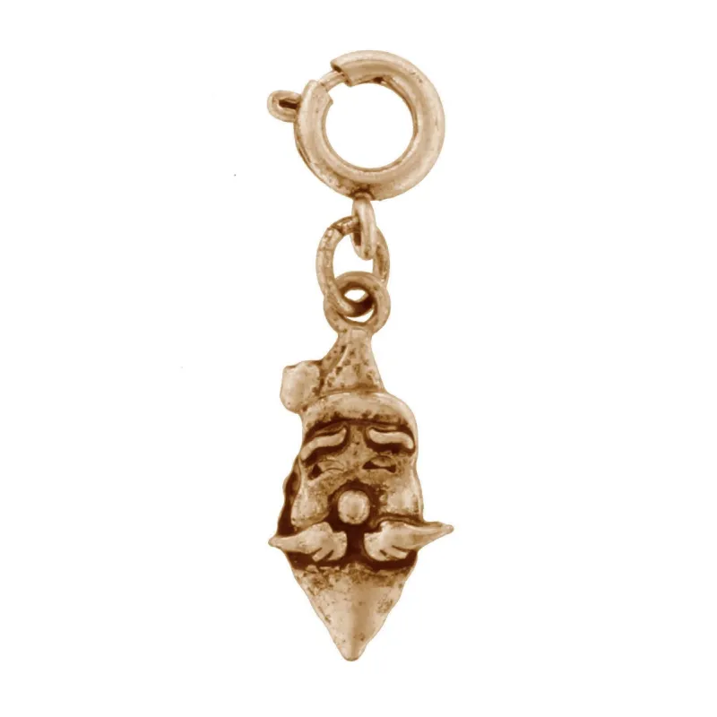 Antique Gold Santa Charm sold by Charming Charlie