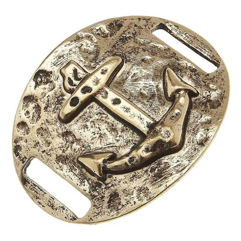 Antique Gold Anchor Slide sold by Charming Charlie