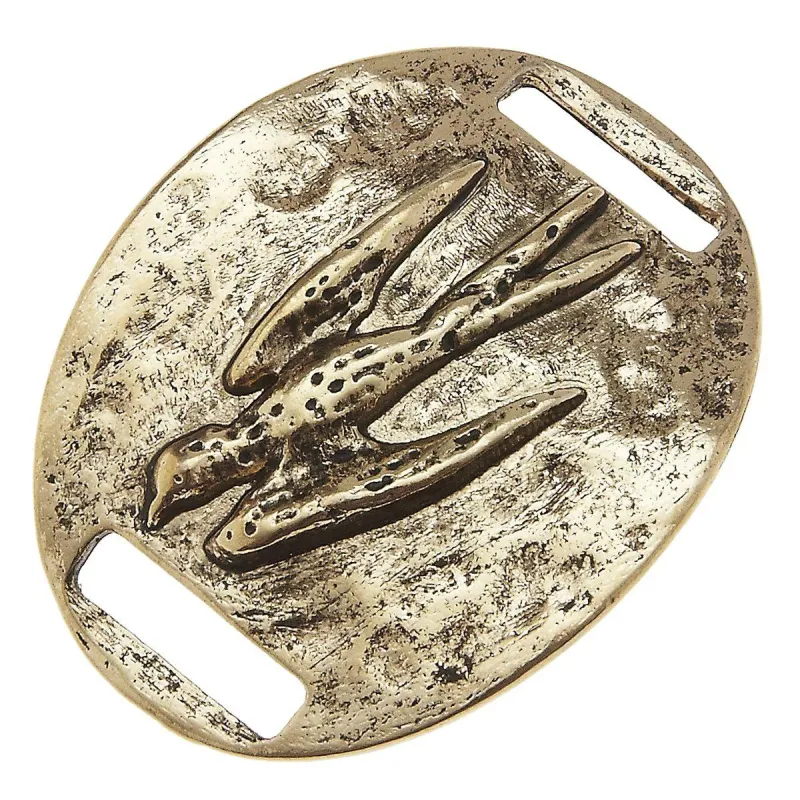 Antique Gold Bird Slide sold by Charming Charlie