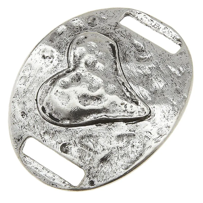 Antique Silver Heart Slide sold by Charming Charlie