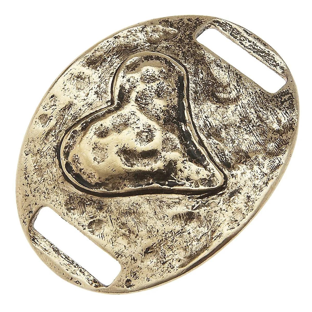 Antique Gold Heart Slide sold by Charming Charlie