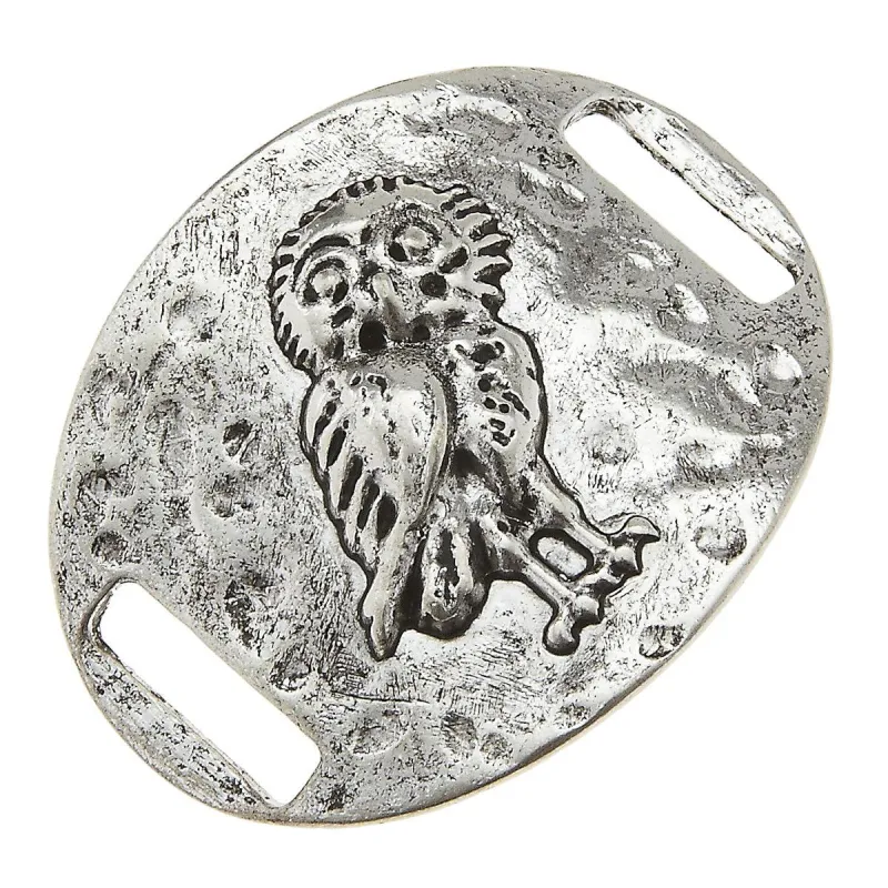 Antique Silver Owl Slide sold by Charming Charlie