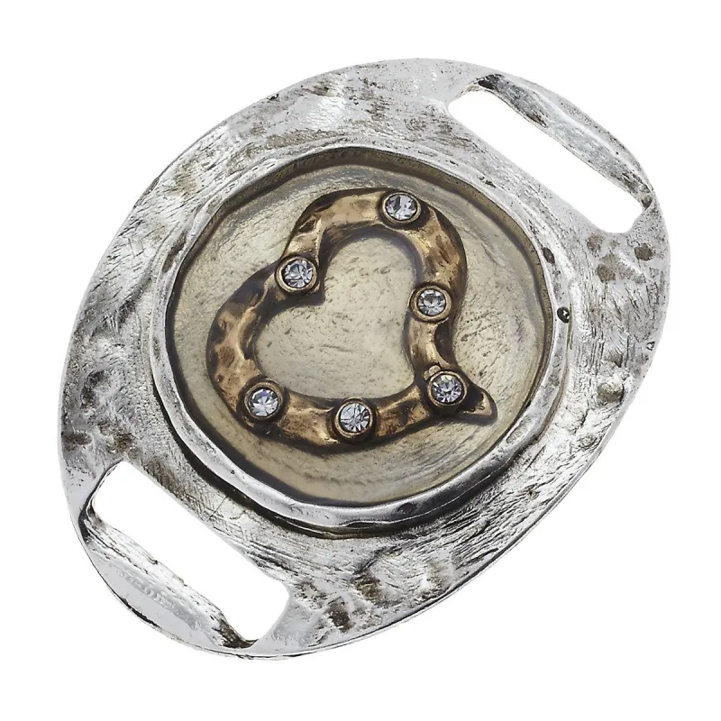 Bracelet Slide Charm - Heart sold by Charming Charlie