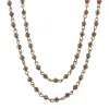 Antique Gold and Lavender Linked Necklace sold by Charming Charlie
