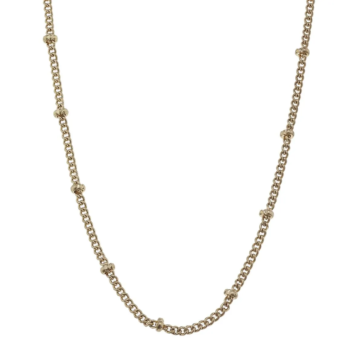 Antique Gold Ball Station Chain Necklace sold by Charming Charlie