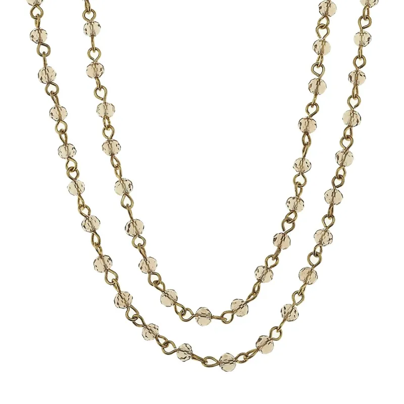 Antique Gold and Platinum Linked Necklace sold by Charming Charlie