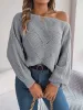 Openwork Long Sleeve Sweater sold by Charming Charlie