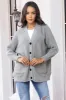 Button Up Long Sleeve Cardigan with Pockets sold by Charming Charlie