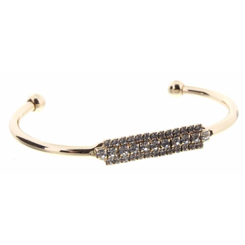 Mini Circle Cluster Cuff Bracelet sold by Charming Charlie