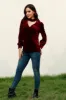 Cutout Puff Sleeve Velvet Blouse sold by Charming Charlie