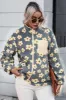 Pocketed Floral Mock Neck Jacket sold by Charming Charlie