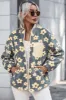 Pocketed Floral Mock Neck Jacket sold by Charming Charlie