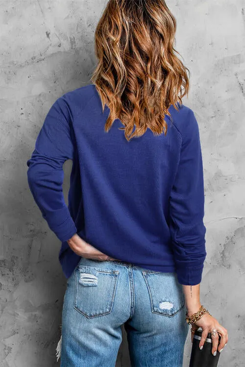 Round Neck Long Sleeve Sweatshirt sold by Charming Charlie product image thumbnail 5