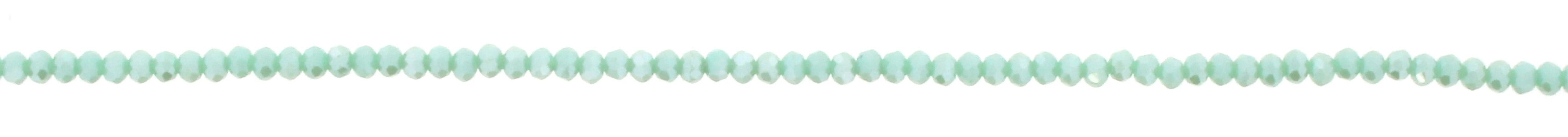 18" Green Mint Beaded Delicate Layering Necklace, 3" Ext sold by Charming Charlie