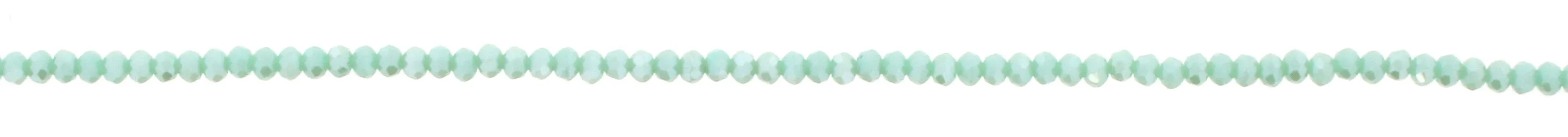 18" Green Mint Beaded Delicate Layering Necklace, 3" Ext sold by Charming Charlie