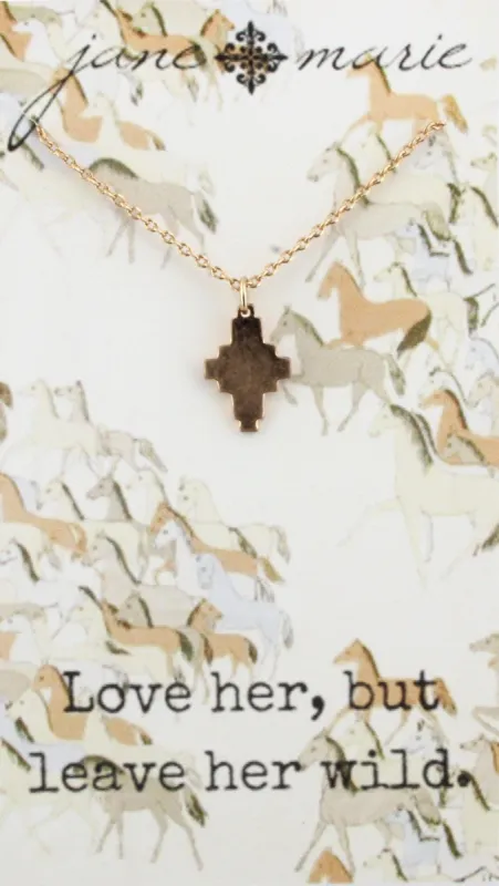 16" Gold Necklace with Aztec Symbol, 3" Ext. sold by Charming Charlie