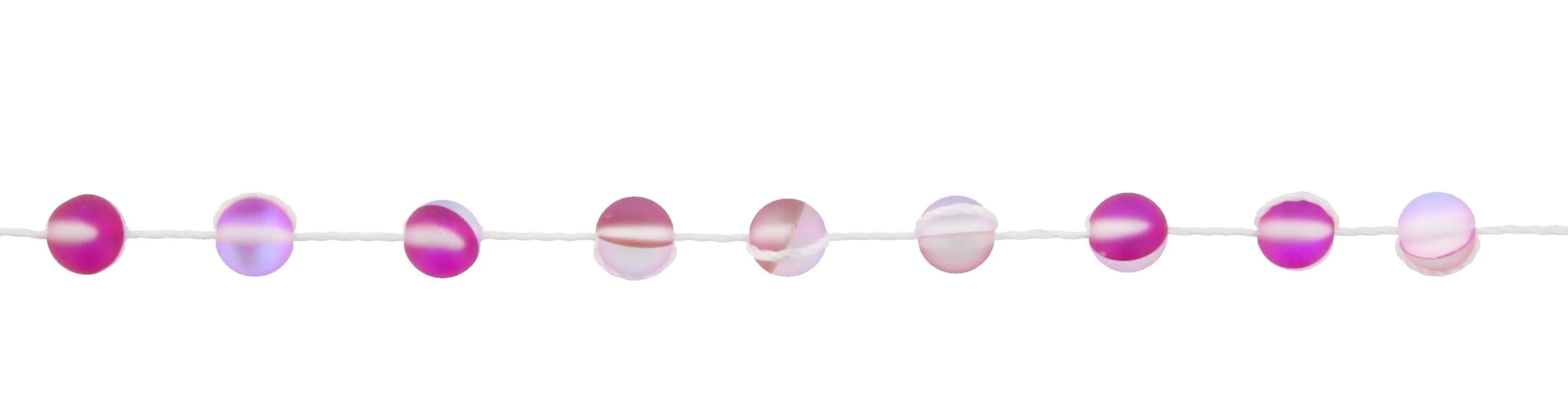 13" Patterned Pink Opalized Knotted Choker Necklace , 3" Ext. sold by Charming Charlie