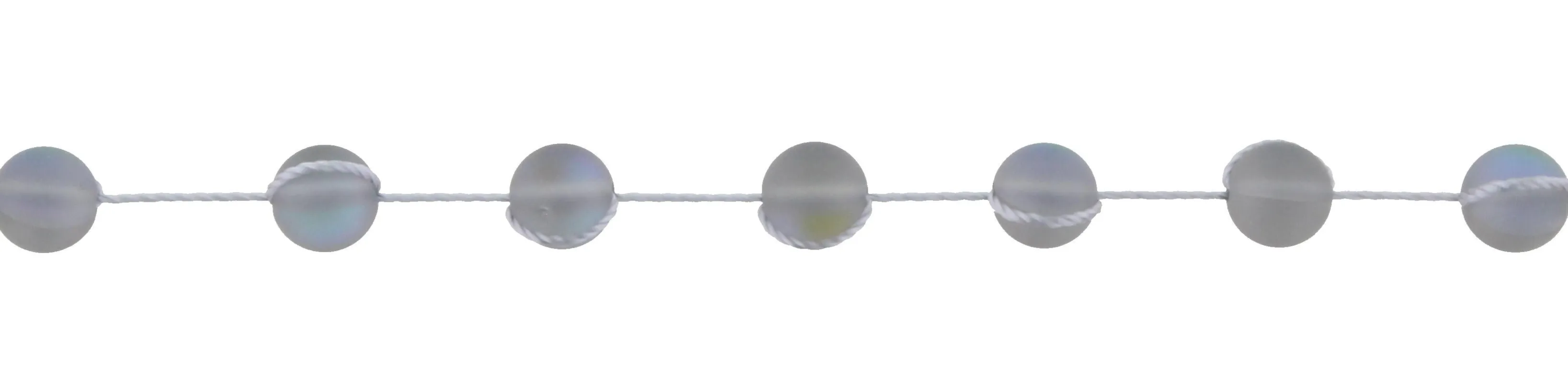 13" Grey Opalized Knotted Choker Necklace , 3" Ext. sold by Charming Charlie