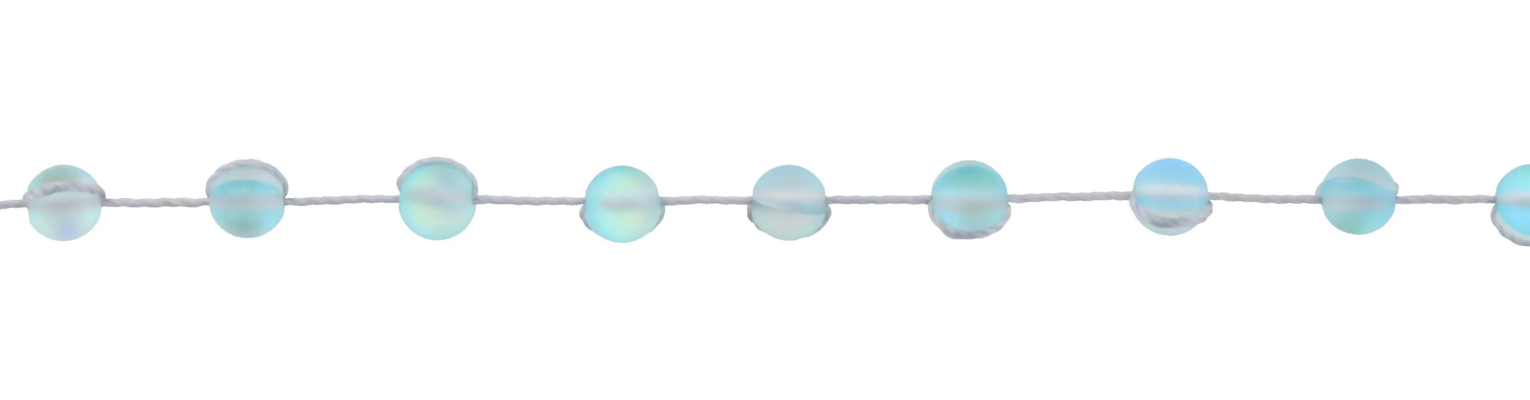 13" Aqua Opalized Knotted Choker Necklace , 3" Ext. sold by Charming Charlie