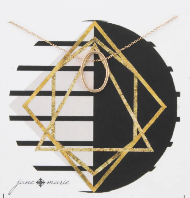 16" Gold Chain Necklace with Delicate Gold Oval, 3" Ext. sold by Charming Charlie