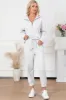 Half Zip Sweatshirt and Drawstring Sweatpants Set sold by Charming Charlie