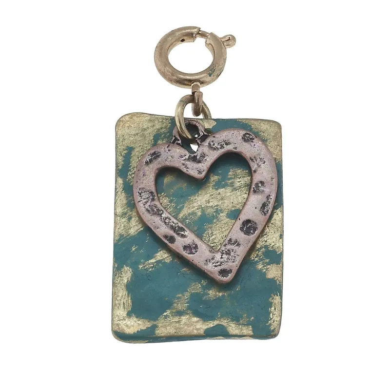 Copper Heart Charm sold by Charming Charlie