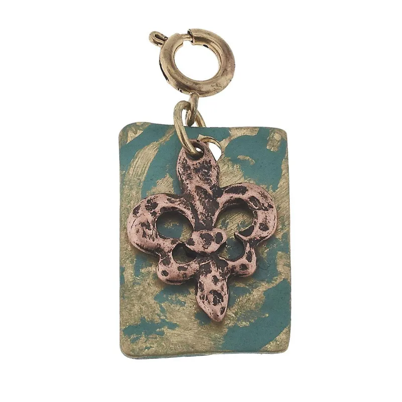 Copper Fleur De Lis Charm sold by Charming Charlie