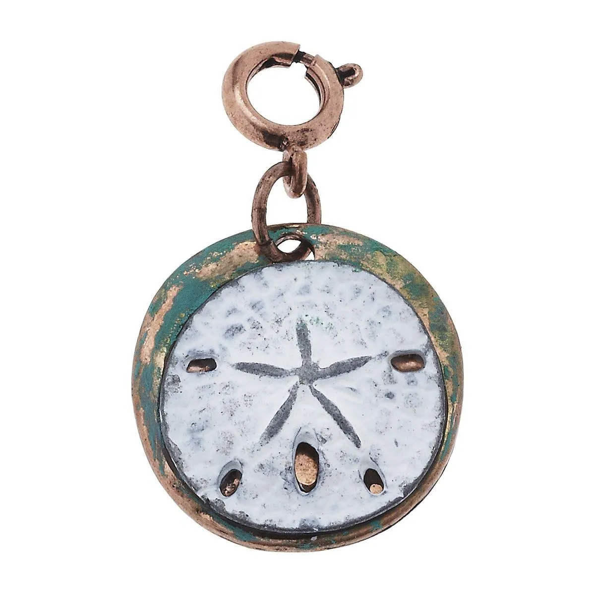 2-Tone Sand Dollar Charm sold by Charming Charlie
