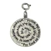 Antique Silver John 3:16 Scripture Swirl Charm sold by Charming Charlie